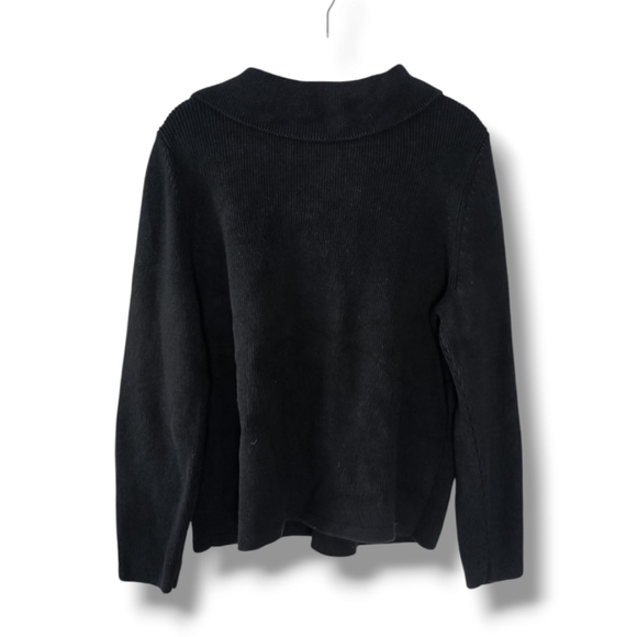 Christopher & Banks Holliday Mittens Sweater Cardigan Size Large - Picture 2 of 5